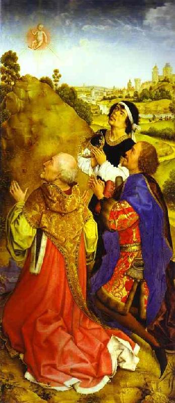 Rogier van der Weyden Middelburg Altarpiece  eq Spain oil painting art